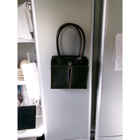 Rich I / P.Rectangle [Leather Helmet Bag・Play] *BLACK