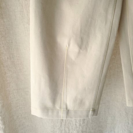 TOZAOU / Denim Painter Pants *cream (yellow)