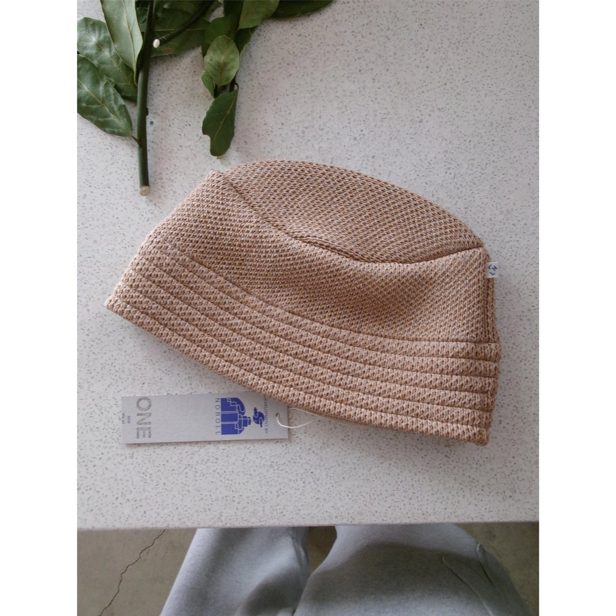 NO ROLL / WASHI BUCKET HAT *BEIGE | AVET