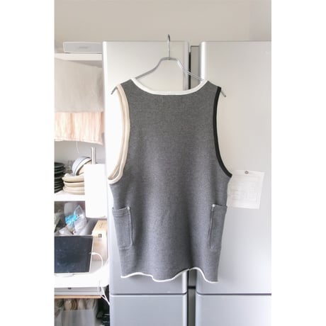 TOZAOU / Part Time Apron *C-gray