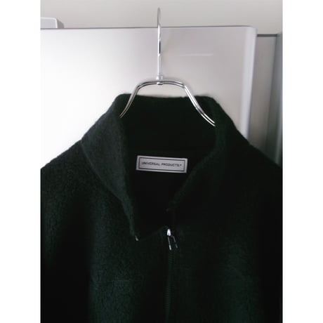 UNIVERSAL PRODUCTS / WOOL FLEECE DERBY JACKET *BLACK