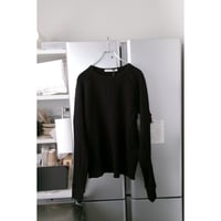NVRFRGT / WAFFLE THERMAL LONG SLEEVE T-SHIRT *BLACK