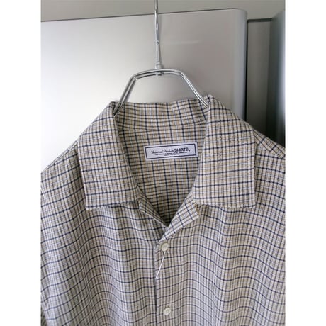 UNIVERSAL PRODUCTS / ORIGINAL CHECK SHIRTS *YELLOW