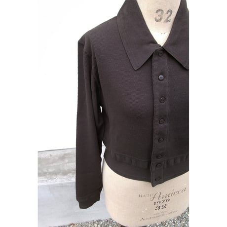 MY___ / FAITH x MY POLO CARDIGAN *CHARCOAL