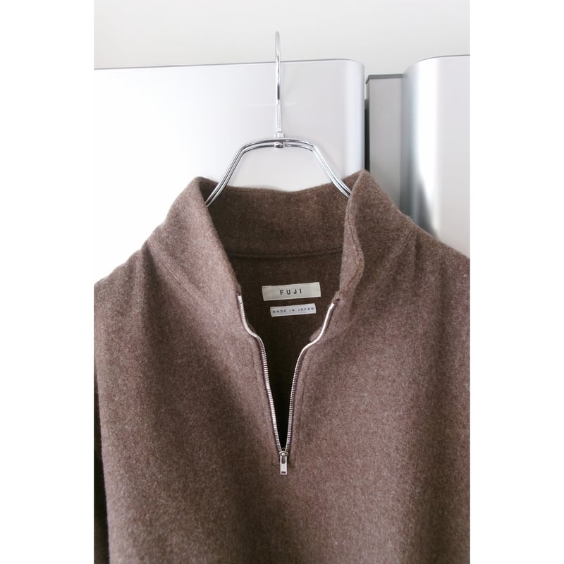 FUJI / BRUSHED WOOL PULLOVER *BROWN | AVET
