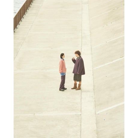 Blanc YM / Mohair Skipper Knit *Salmon pink