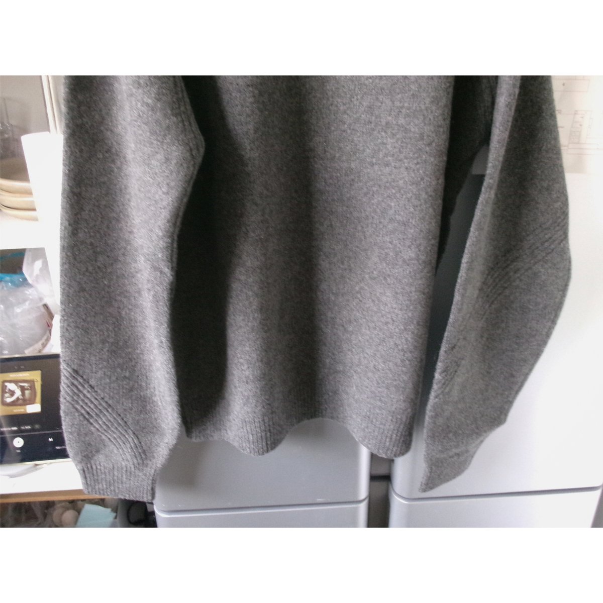 OLD FOLK HOUSE / V-neck Sweater *Gray | AVET