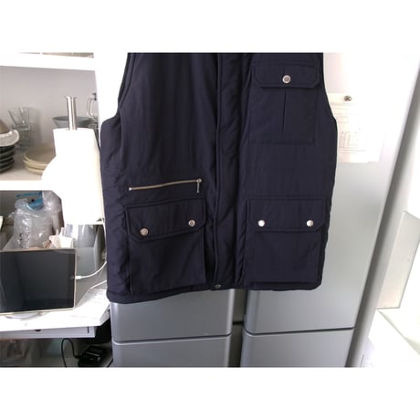 MY___ / OVERSIZED PADDED GILLET *NAVY