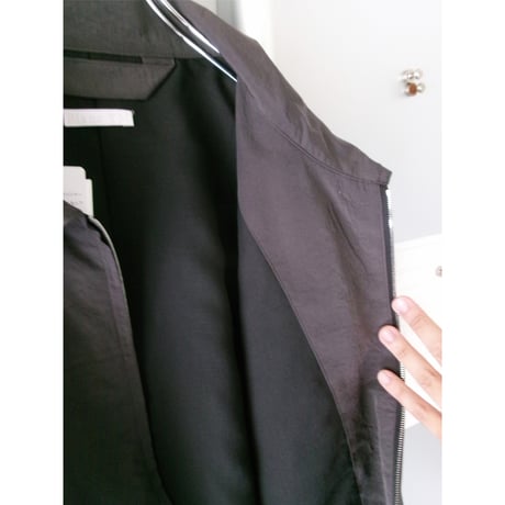 Blanc YM /  Salt Shrink Cupro Work JKT *Brown