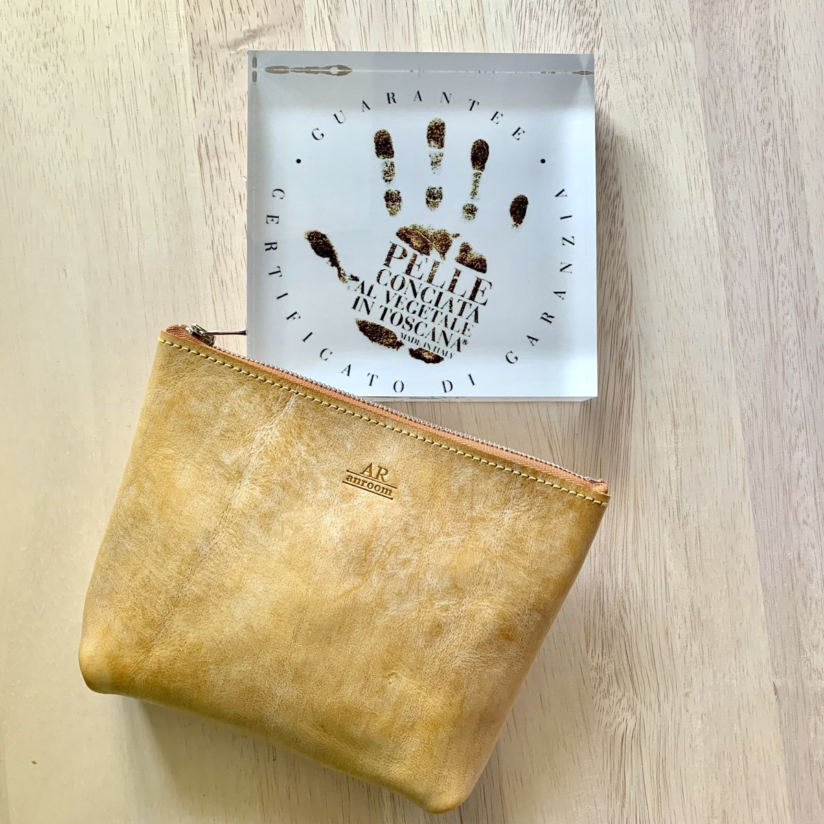 レザーポーチ/オイルワックス | anroom leather