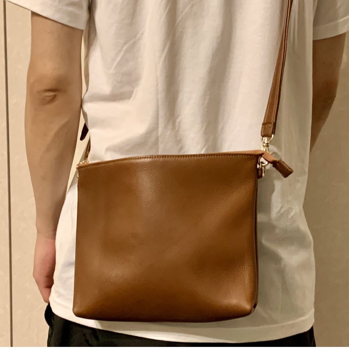 本革】なめらかショルダーバッグ/ソフトシュリンク | anroom leather