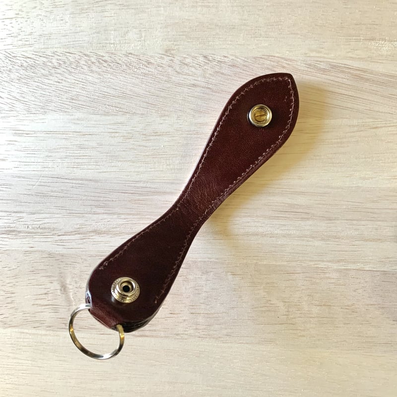 ループキーホルダー /エイ革/ ブルー×ブラック | anroom leather