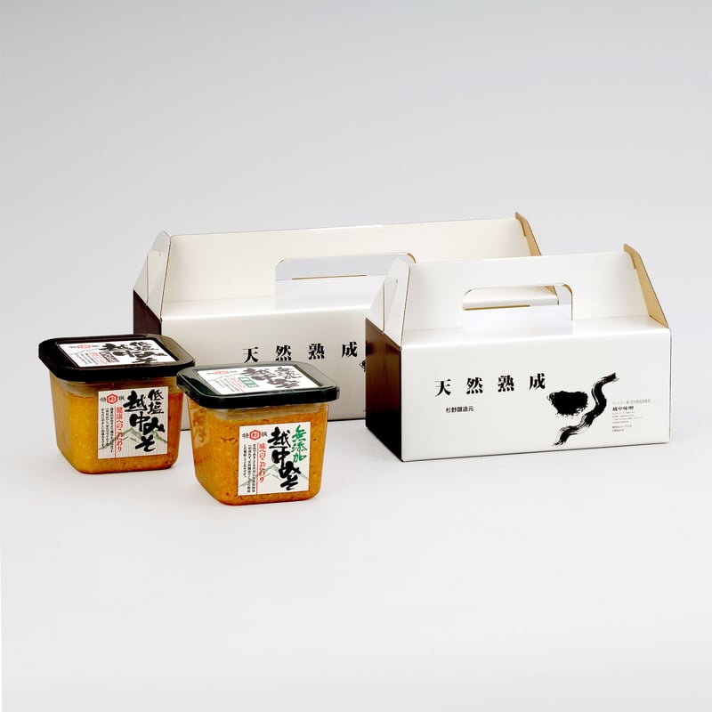ギフトパッケージ「天然熟成」750ℊカップ3ヶ入 | suginomiso's STORE