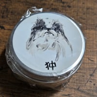 おやつ缶＆小物入れケース　狆