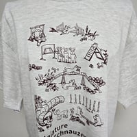 シュナウザー　アジリティ　Tシャツバックプリントタイプ