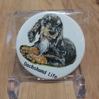 缶バッチ７６ｍｍ　ダックス　タイプ4