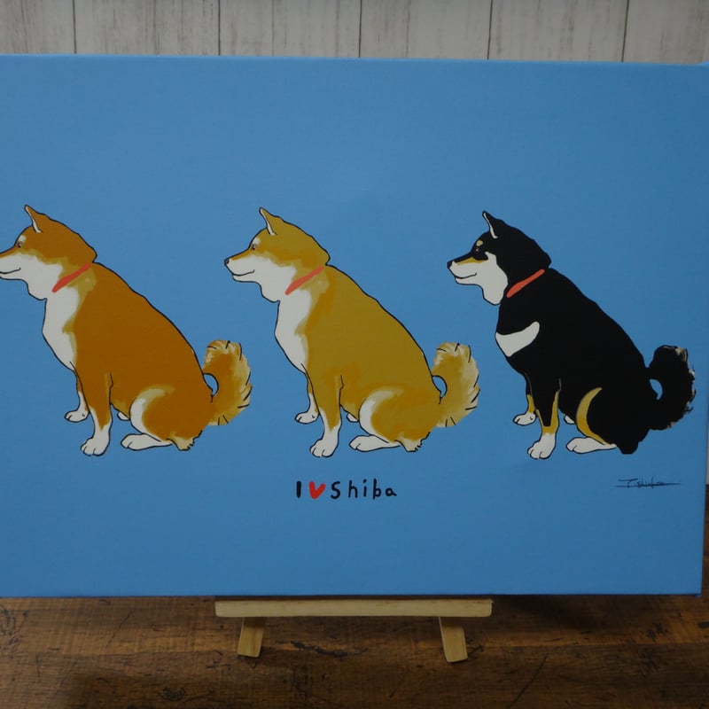 キャンバスアートSM 柴犬 タイプ1 | あにまる堂