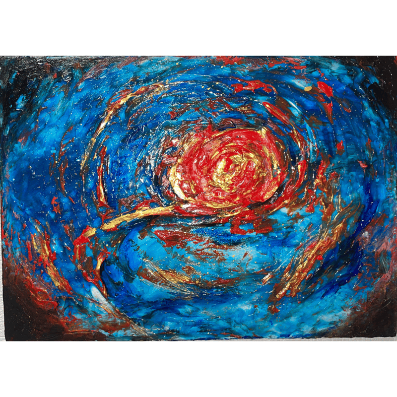 あなたの中に拡がる無限大の宇宙を描くエネルギーアート【オーダー