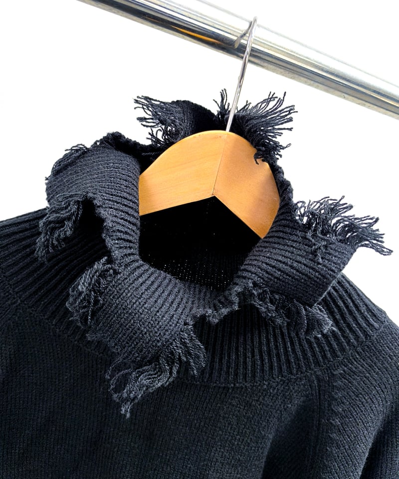 雷太プロデュース】Damage & Slit Knit【Sparkle Closet本受注分