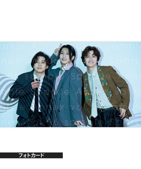 『Sparkle Annex vol.06』梅津瑞樹×小西成弥×田村 心 通常版（表紙：山﨑晶吾／梅津瑞樹×小西成弥×田村 心）