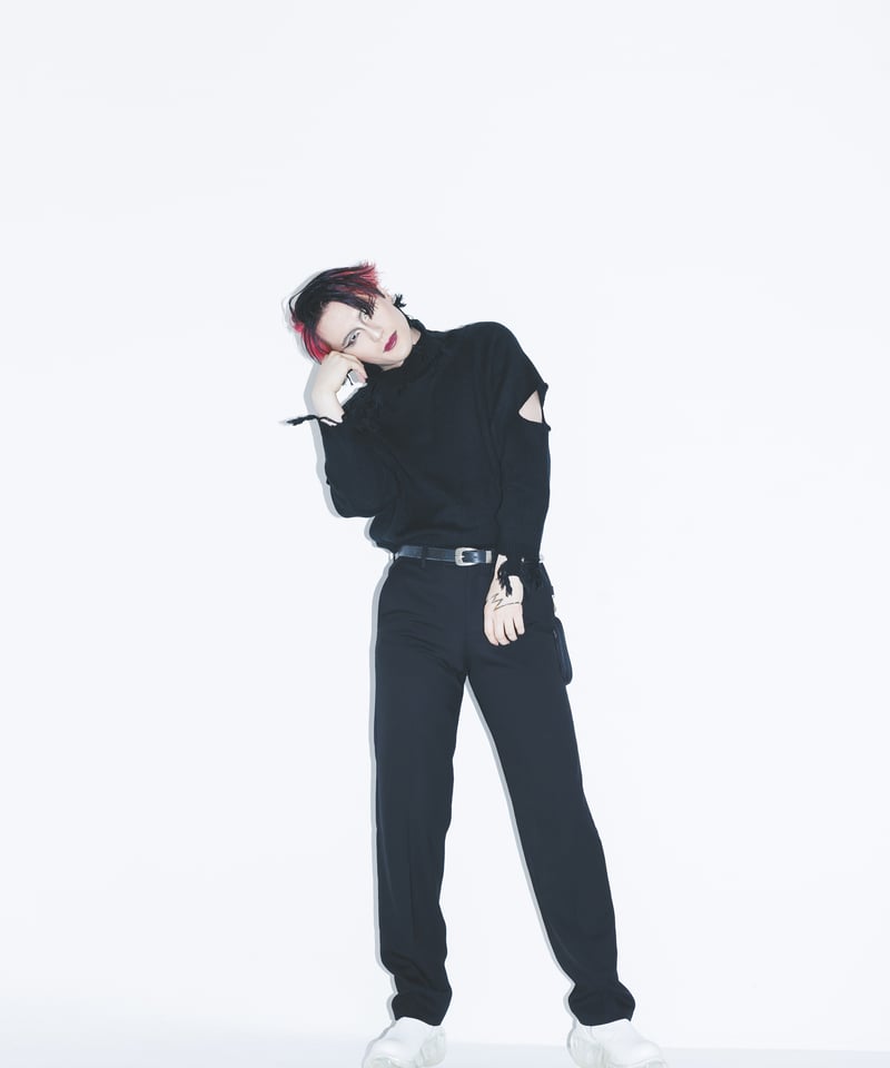 雷太プロデュース】Damage & Slit Knit【Sparkle Closet本受注分