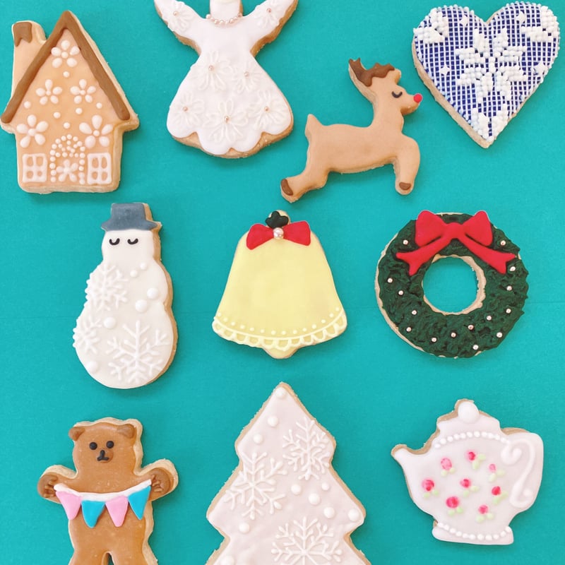 アイシングクッキークリスマス | Atelier Bleu