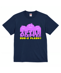 シューク・フラッシュ！スマイルモンスターTシャツ　－ネイビー（スマイルのカリスマツアー2025）