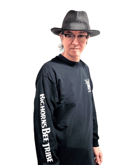 BIG HORNS BEE TRIBE 長袖Tシャツ（35周年記念グッズ）