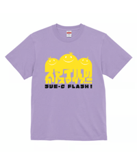 シューク・フラッシュ！スマイルモンスターTシャツ　－パープル（スマイルのカリスマツアー2025）