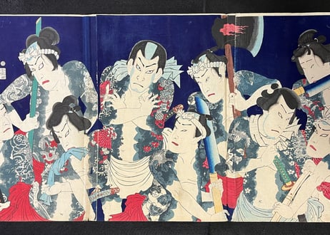 ・KunichikaToyohara/勇肌磨腕揃-豊原国周