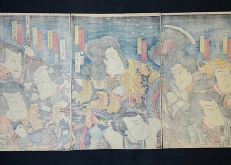 鬼神於松 女盗賊於松/二代国貞