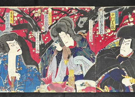MitateSangokushi(Goemon Ishikawa,Kishin Omatsu,Kidomaru)・Kunichika Toyohaya/見立三國志-豊原国周