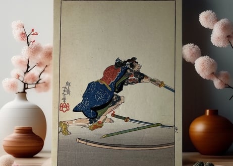 近世侠義伝　斑の丑蔵　月岡芳年