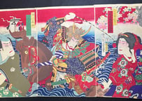 石魂録春高麗菊 由井ヶ濱乗切の場 瀬川采女/守川周重(歌川 周重)
