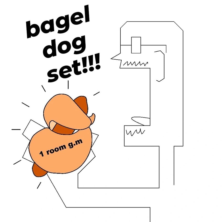 【bagel dog set】10個セット（ベーグルドッグ2種＋8個選べるセット）冷凍