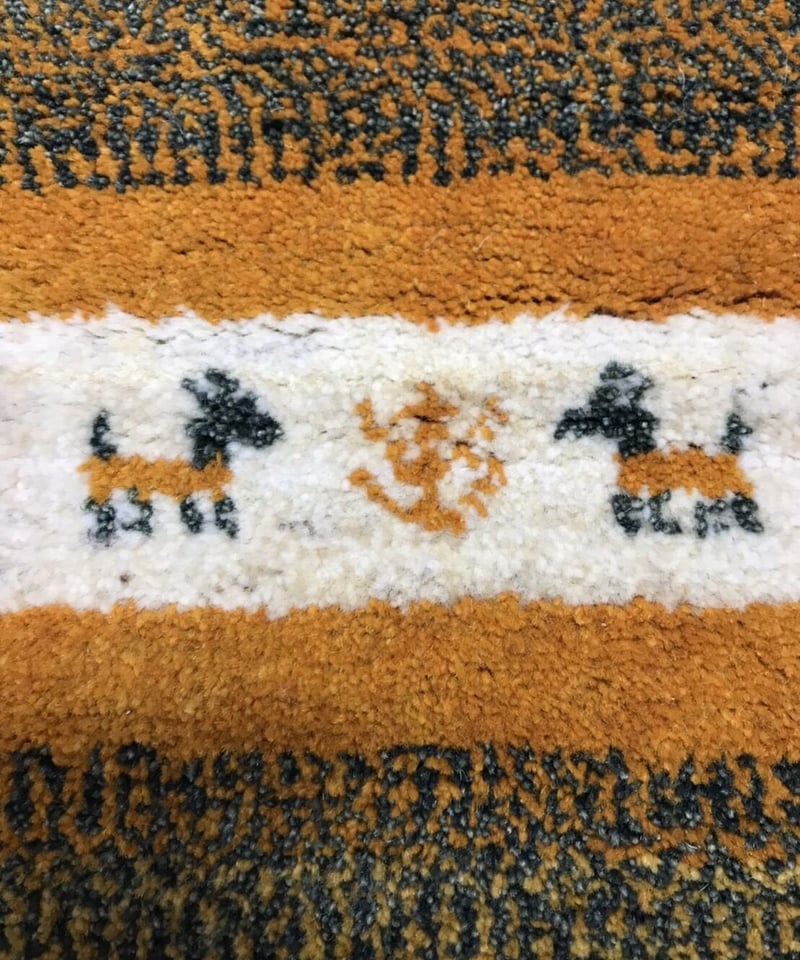 新品 ペルシャ絨毯 手織り ギャッベ 88cm×63cm | SASANIAN RUGS