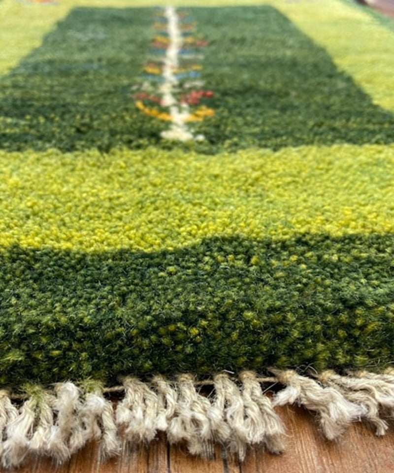 【タイムセール】1点限り　ペルシャ ギャッベ 絨毯肉厚　ウール 手織り 生命の木 ☆ペルシャ手織りギャッベ ラグSサイズ〔2〕 | 三越伊勢丹