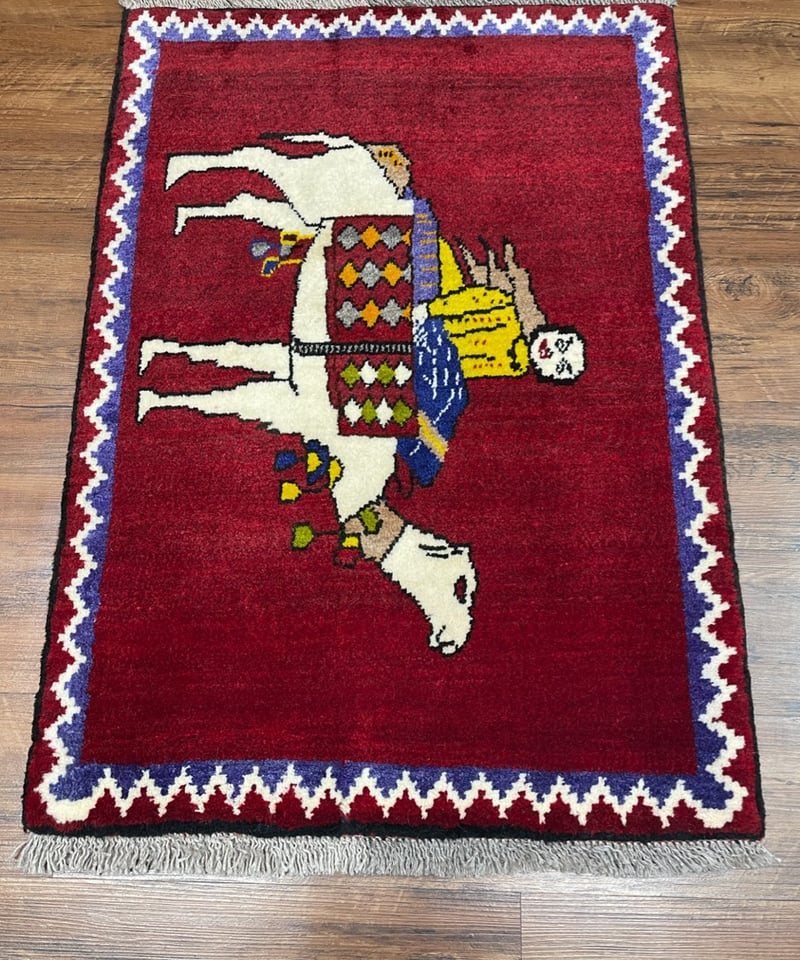 新品 手織り ペルシャ絨毯 シラーズ 茜色 | SASANIAN RUGS ペルシャ