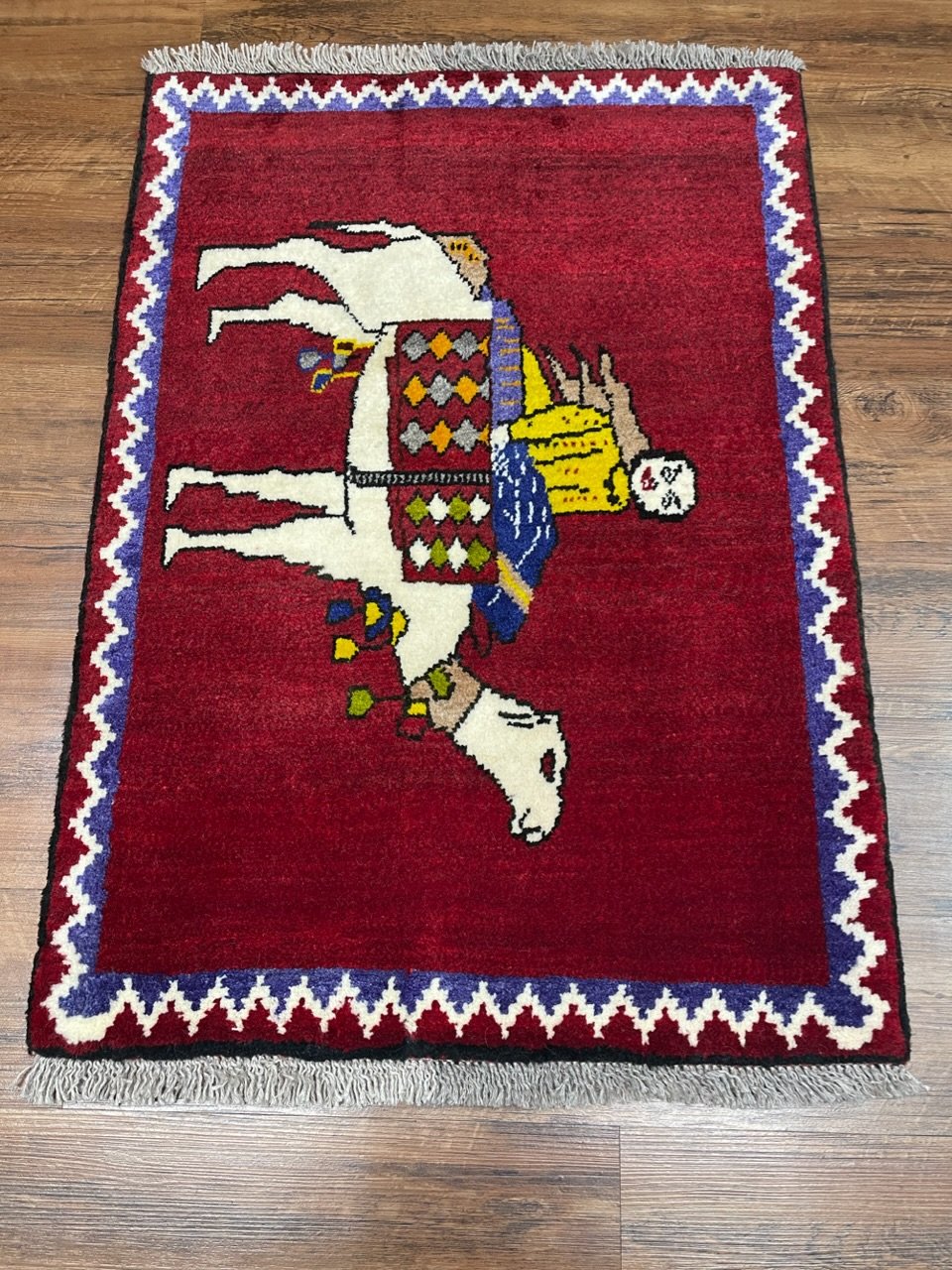 新品 手織り ペルシャ絨毯 シラーズ 茜色 | SASANIAN RUGS ペルシャ