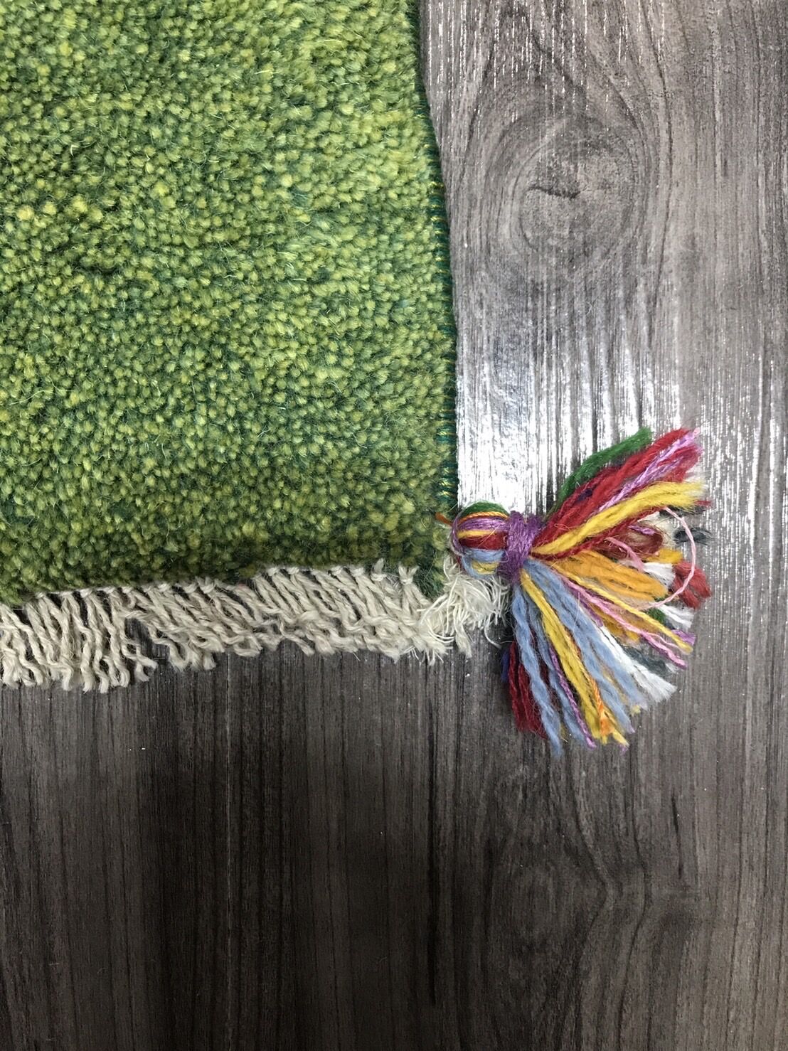 新品 ペルシャ絨毯 手織り ギャッベ 40×41cm 緑 鹿 | SASANIAN 新品 ペルシャ絨毯 手織り ギャッベ 40×41cm 緑 鹿 | SASANIAN