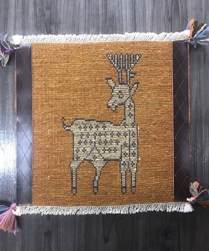 57x37cmペルシャ絨毯カシュガイ族ギャッベ手織り絨毯 Gabbe・Qashqai（ギャッベ・カシュガイ族） | 本格手織りペルシャ絨毯