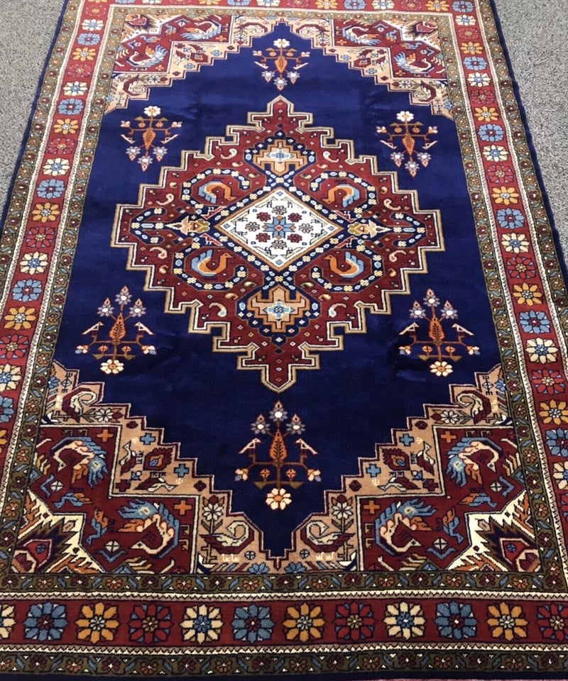 新品 ペルシャ絨毯 手織り トライバルラグ カシュガイ 165cm 新品 ペルシャ絨毯 手織り トライバルラグ カシュガイ 165cm