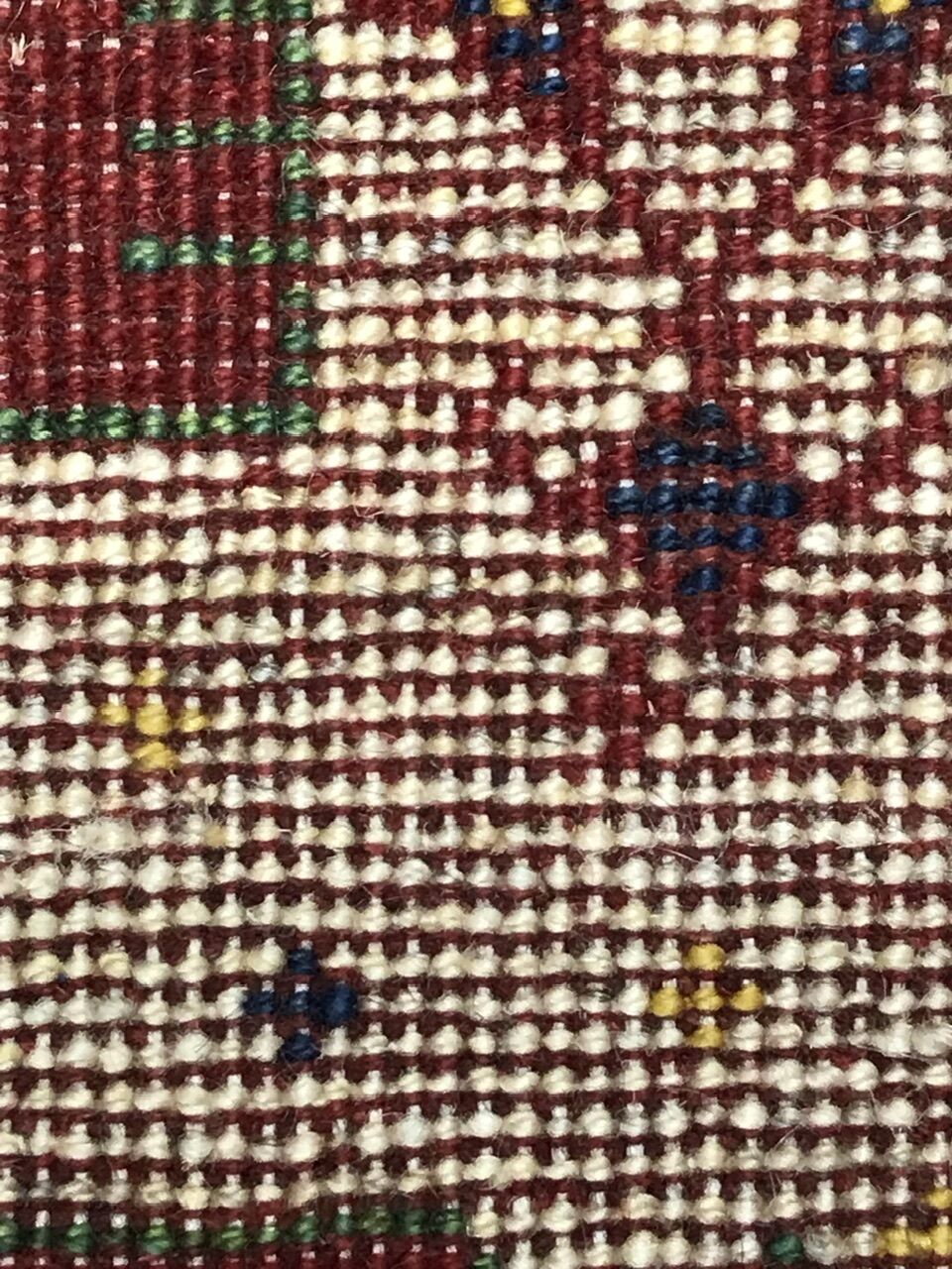 新品 ペルシャ絨毯 手織り ギャッベ 39×40cm 茜色 ライオン | SASANIAN