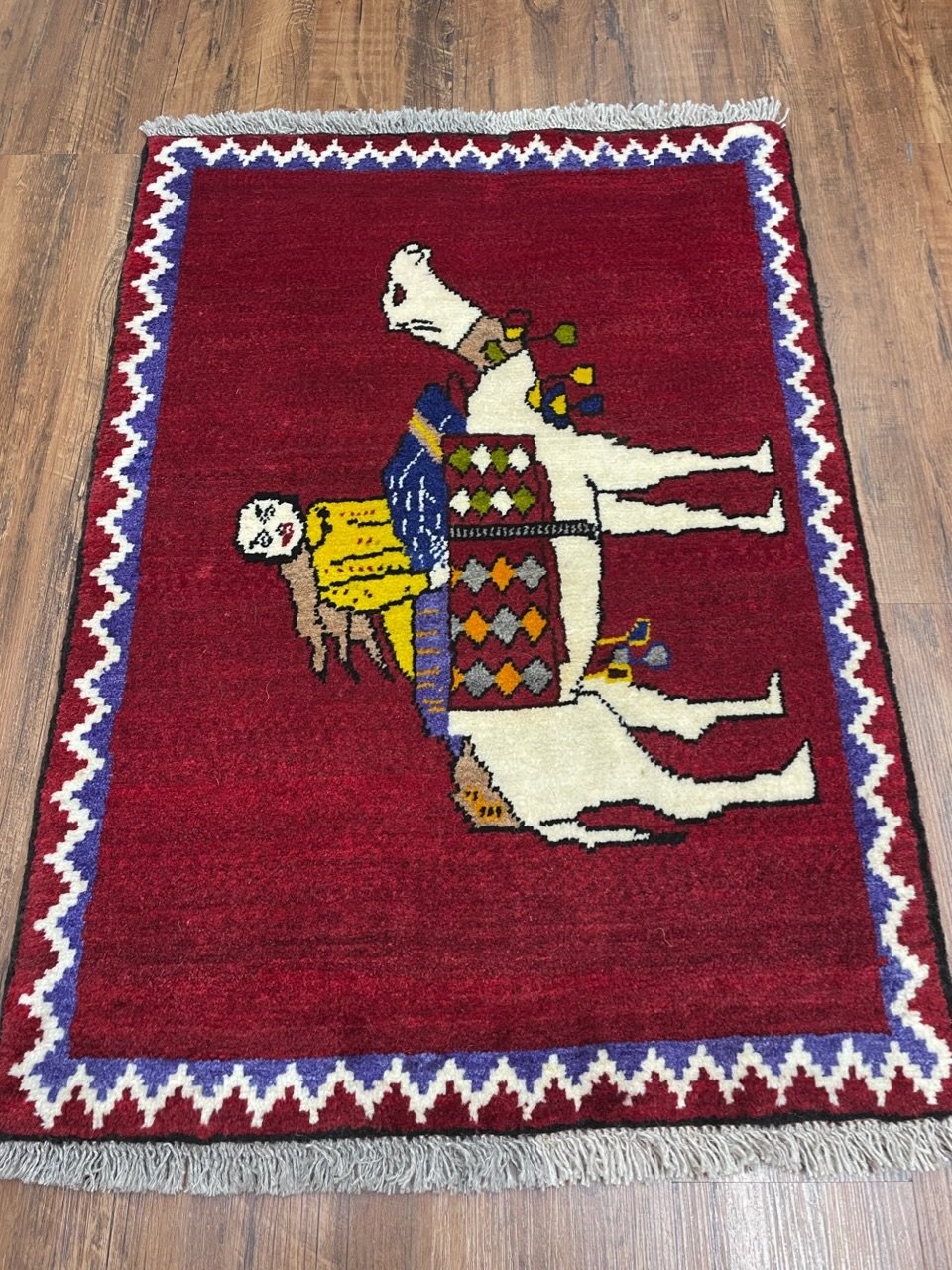 新品 手織り ペルシャ絨毯 シラーズ 茜色 | SASANIAN RUGS ペルシャ