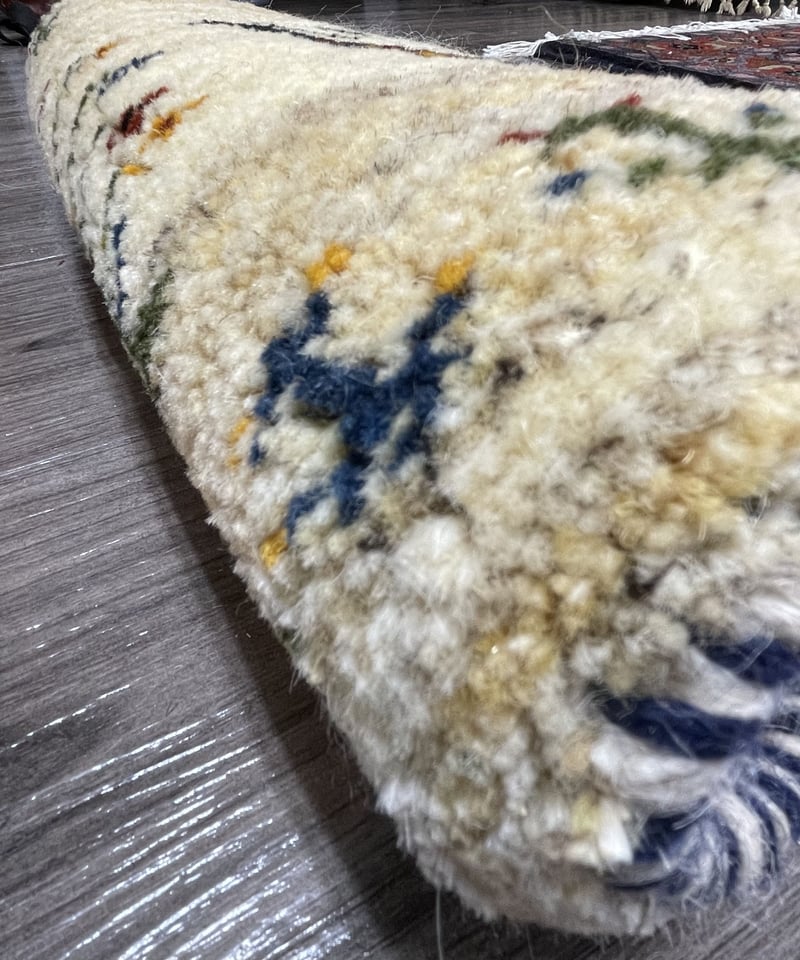 新品 ペルシャ絨毯 手織り ギャッベ 円形 40cm ナチュラル 新品 ペルシャ絨毯 手織り ギャッベ 円形 40cm ナチュラル