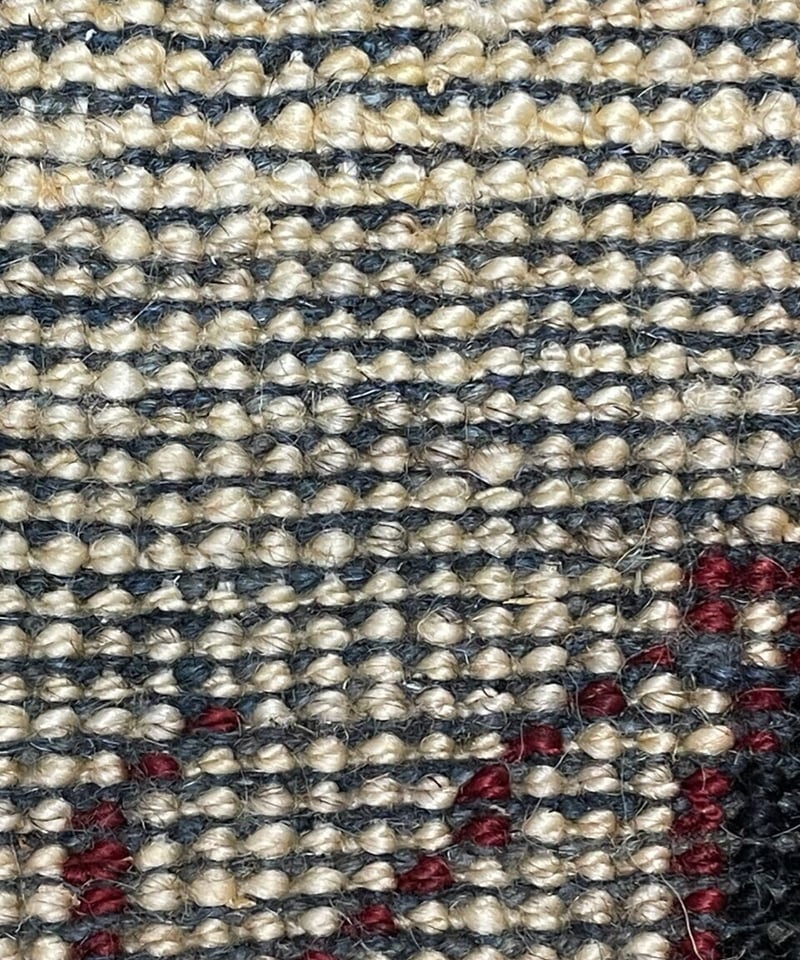 新品 ペルシャ絨毯 手織り ギャッベ 42×42cm ナチュラル(黒 新品 ペルシャ絨毯 手織り ギャッベ 42×42cm ナチュラル(黒