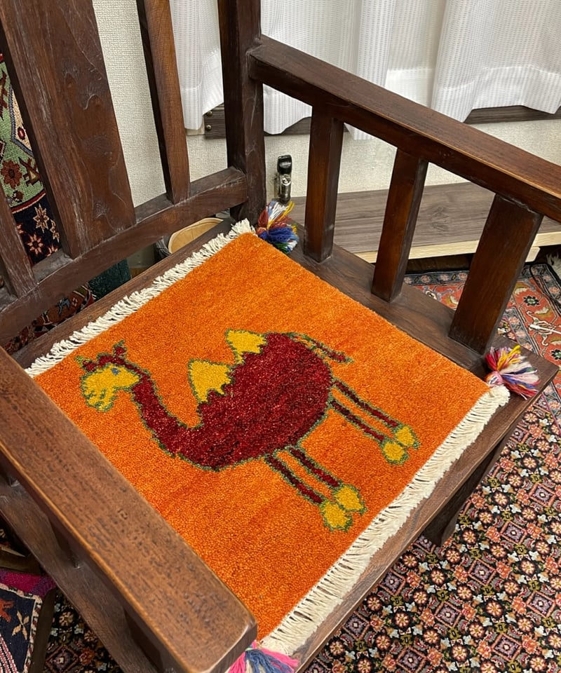 新品 ペルシャ絨毯 手織り ギャッベ ラクダ オレンジ 赤 黄色 新品 ペルシャ絨毯 手織り ギャッベ ラクダ オレンジ 赤 黄色
