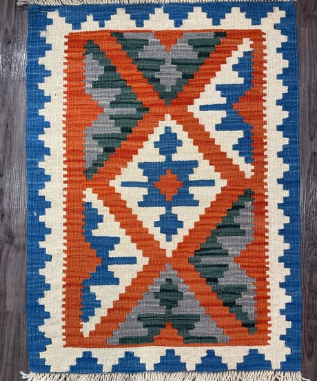 ペルシャキリム　手織り　スーザニ　新品　170x100　リバーシブル SASANIAN RUGS ペルシャ絨毯専門店