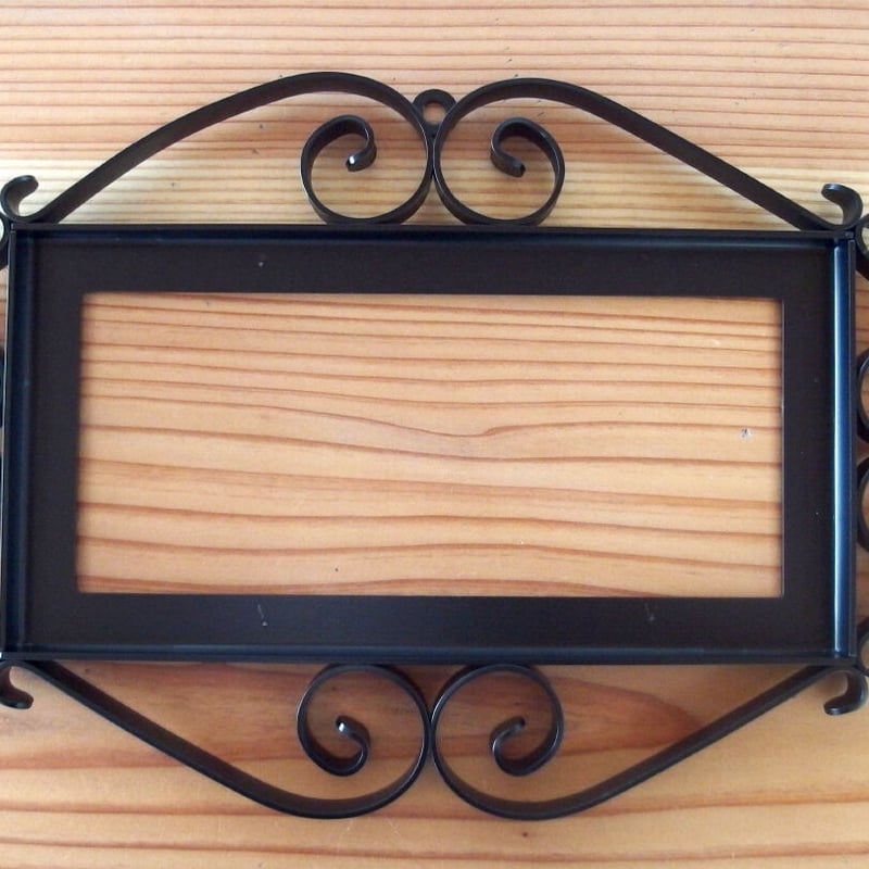 アイアンフレーム 横型 | スペインタイル絵付け工房リベーラ