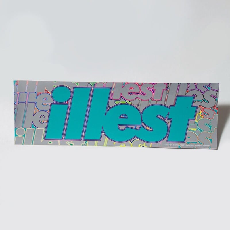 illestボックスステッカー カラー:グリーン | illest Japan